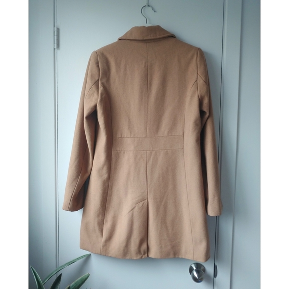 Wool Blend Pea Coat - Picture 3 of 10